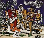 Fernard Leger Paid homage to the David oil on canvas